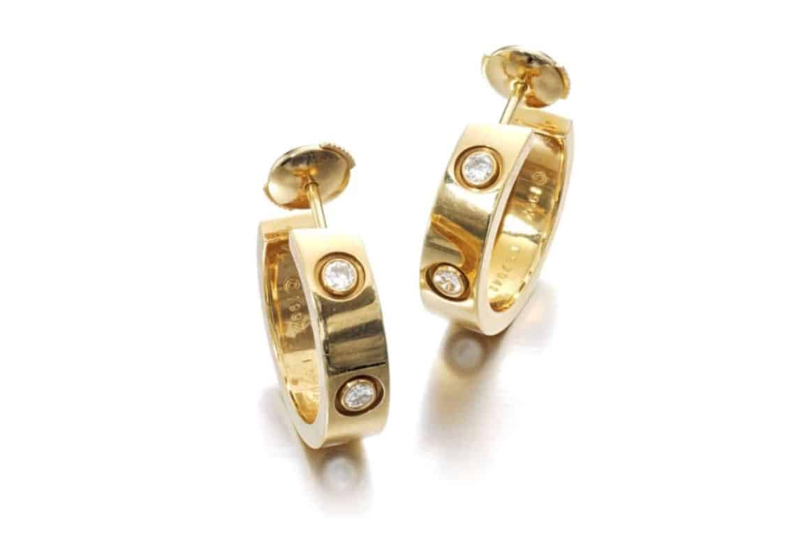 CARTIER LOVE EARRINGS